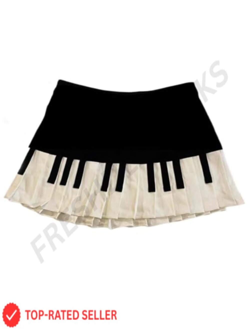 Women High Waisted Pleated Mini Skirt Polyester A-Line Y2K Cosplay